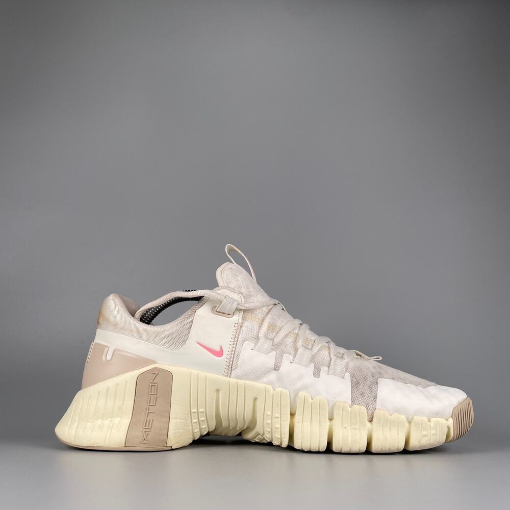 Nike Free Metcon 5 Sail Sand White Women's 11 Gym Training Shoe Athletic Sneaker - Picture 5 of 9